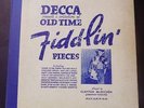 OLD TIME FIDDLIN PIECES Clayton McMichen 1939 Decca 66 bluegrass country 78 set