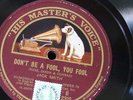 78rpm JACK SMITH don`t be a fool you fool / poor papa B 2310
