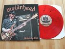 LP - MOTORHEAD Killed By Life COLMAR 2014 Red marble vinyl limited to 30 copies