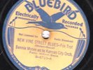 78-PRE-WAR JAZZ-BENNIE MOTEN-BAND BOX SHUFFLE/NEW VINE STREET BLUES on BLUEBIRD
