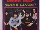 URIAH HEEP:  Easy Livin' / All My Life 45 (France, textured cover PS Serie Para