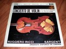 Tchaikovsky & Dvorak: Violin Concerto - Ricci/Sargent - Decca SXL 2279 ED1 WB Sp