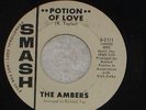 ORIGINAL 45 record SMASH Promo #2111 THE AMBERS Potion Of Love / Another Love