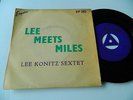 ESQUIRE EP 202 TRI- LEE KONITZ SEXTET -LEE MEETS MILES DAVIS RARE 50's JAZZ EP -