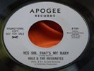 OG Promo 45: Hale & The Hushabyes  Yes Sir,That's My Baby   Brian Wilson  Apogee