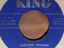 WYNONIE HARRIS - luscious woman b/w lovin machine - KING 45 VG++//NM//