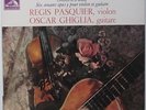PAGANINI Sonatas For Violin and Guitar PASQUIER GHIGLIA Rare French Stereo LP NM
