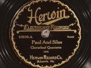 78 RPM  Cloverleaf Quartette (South Carolina Qt), Herwin 93030, E Gospel / Blues