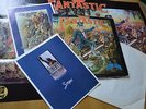 ELTON JOHN CAPTAIN FANTASTIC LP 1975 UK DARK RED VINYL + POSTER BOOKLETS VGC/VGC