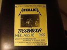 Metallica Original show flyer from 1982 PRE Kill em All era Troubador 8/82