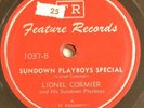 LIONEL CORMIER and His SUNDOWN PLAYBOYS Feature Records CAJUN 78 RARE VG