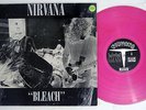 NIRVANA BLEACH SUB POP SP 34 US Pressing CREAR PINK VINYL Vinyl LP