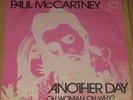 Paul McCartney - Another Day -  1971 Norway 45 w unique cover BEATLES