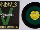 THE VANDALS Peace Through Vandalism LP GREEN BLACK VINYL guttermouth strung out