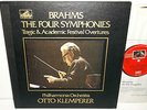 SLS 804 Brahms The Four Symphonies Philharmonia Orchestra Klemperer 4LP Box Set