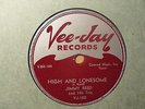 JIMMY REED - Rare VEE JAY BLUES 78 #VJ 100 - High & Lonesome / Roll & Rhumba
