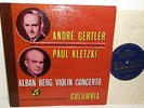 33C 1030 Alban Berg Violin Conc'to Andre Gertler Philharmonia Orc / Paul Kletzki