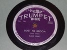 ELMO JAMES Dust My Broom b/w Catfish Blues 78 Original Trumpet 146 Elmore EX