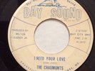 The Chaumonts: I Need Your Love/love Is The Thing Northern Soul