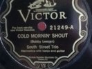 South Street Trio - Cold Mornin' Shout/ Suitcase Breakdown 78rpm Victor