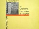 OMD Architecture And Morality  Uk Lp Die Cut Sleeve Original