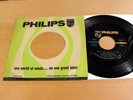 Pop 45 JOHNNY HALLYDAY Hold Back The Rain/Shake The Hand Of A Fool PHILIPS VG++