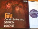 SET 327-30 Gounod Faust / Corelli / Sutherland etc. W/B 4 LP box