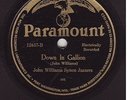 JOHN WILLIAMS SYNCO JAZZERS  GOOSE GREASE  DOWN IN GALLION  PARAMOUNT 12457  BEL
