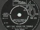 STEVIE WONDER - AIN'T THAT ASKIN FOR TROUBLE, UK  Tamla Motown, TMG 570,  '66