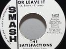 The Satisfactions 45 Take It Or Leave It Northern Soul Smash 2098 Promo HEAR
