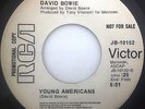 DAVID BOWIE 1975 YOUNG AMERICANS NEAR MINT CANADA WL RADIO PROMO 45 RCA