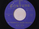 NOLAN STRONG & DIABLOS: A Teardrop From Heaven / Try Me One More Time 45 (blue