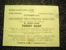 ORIGINAL NORTHERN SOUL TICKET-WIGAN CASINO SOUVENIR RECORDING-TOMMY HUNT-VG+