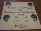 THE BEATLES , THE BEATLES CHRISTMAS RECORD . FAN CLUB FLEXI .