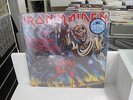 IRON MAIDEN LP THE NUMBER OF THE BEAST LIMITED EDIITON BLUE VINYL