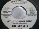 Rare Surf Rock 45 : The Sunsets   My Little Beach Bunny   Challenge 9208 Promo