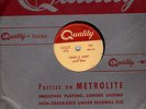 CHUCK BERRY - JOHNNY B. GOODE - 78 RPM - 1958 QUALITY CANADA  JUKEBOX