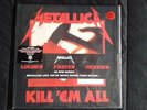 METALLICA Kill Em All 2LP RED Vinyl – Rare - No glass No knob