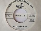 Rockabilly; Wayne Walker; All I Can Do Is Cry / It's My Way on ABC 70's re