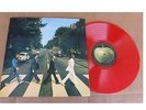 The Beatles Stunning Red Vinyl Abbey Road Import LP Apple Label Near Mint