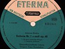 FRANZ KONWITSCHNY Brahms Sym. no.1 / ETERNA ED1 8 25 114 NMINT