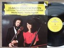 MAISKY / ARGERICH - DGG 415 471-1 - BACH - CELLO-SONATEN
