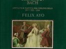 2lp box philips 6770950 bach sonatas&partitas Felix ayo ex+/nm