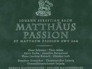 Matthäus-Passion Johann Sebastian Bach