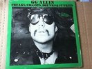 GG ALLIN LP FREAKS, FAGGOTS,DRUNKS,JUNKIES  original green cover