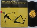 MILES DAVIS QUINTET Relaxin' With The JAZZ  LP PRESTIGE RVG