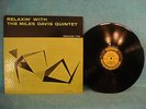 Relaxin' With the Miles Davis Quintet, Prestige, PRLP 7129, 1958 JAZZ, Hard Bop