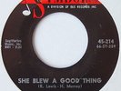 THE POETS She Blew A Good Thing / Out To Lunch ORIG 60s US NORTHERN SOUL 45