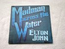 ELTON JOHN LP ORIG 1971 1ST PRESS MADMAN ACROSS THE WATER BOOKLET TEXTURED RED