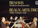 PHILIPS - BEAUX ARTS TRIO - BRAHMS - COMPLETE PIANO QUARTETS - 3 LP BOX